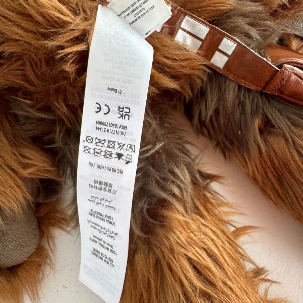 Disney CHEWBACCA STAR WARS Plush Toy 16” tall - Picture 5 of 16